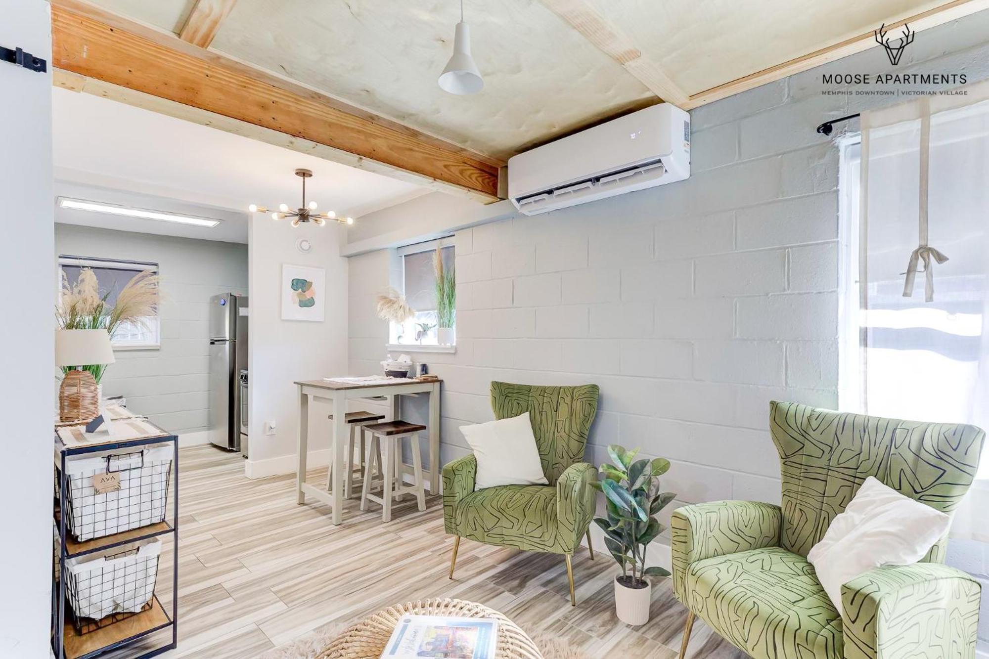 The Moose #6 - Modern Luxe Studio With Free Parking & King Bed Memphis Exterior foto